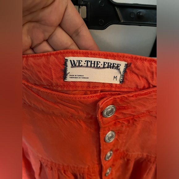 NWT FREE PEOPLE We The Free Dreamweaver Maxi Skirt In Orange MSRP $168 Size M - Picture 12 of 12